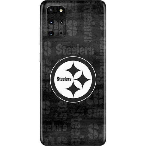 NFL Pittsburgh Steelers Black & White Galaxy S20 Plus Skin
